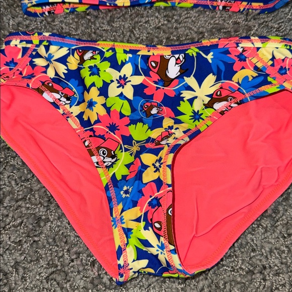 Colorful Kids Swim Set Buc-ees Girls Small 6/6X - Picture 3 of 11